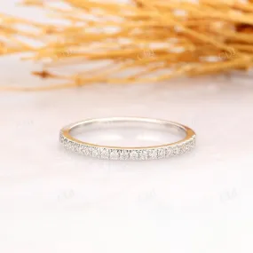 0.17CTW Round Cut Lab Grown Diamond Wedding Band