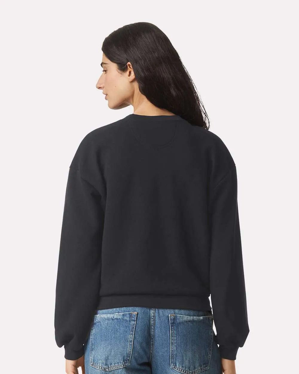 American Apparel ReFlex Women's Fleece Crewneck Sweatshirt RF494