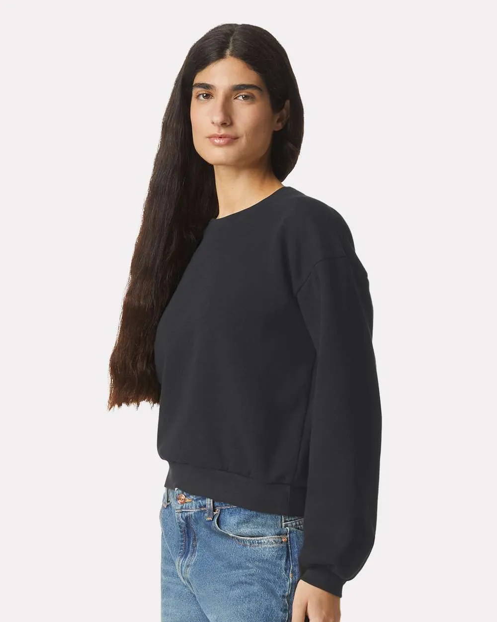 American Apparel ReFlex Women's Fleece Crewneck Sweatshirt RF494