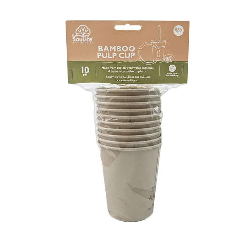 Bamboo Pulp Cups 10PC