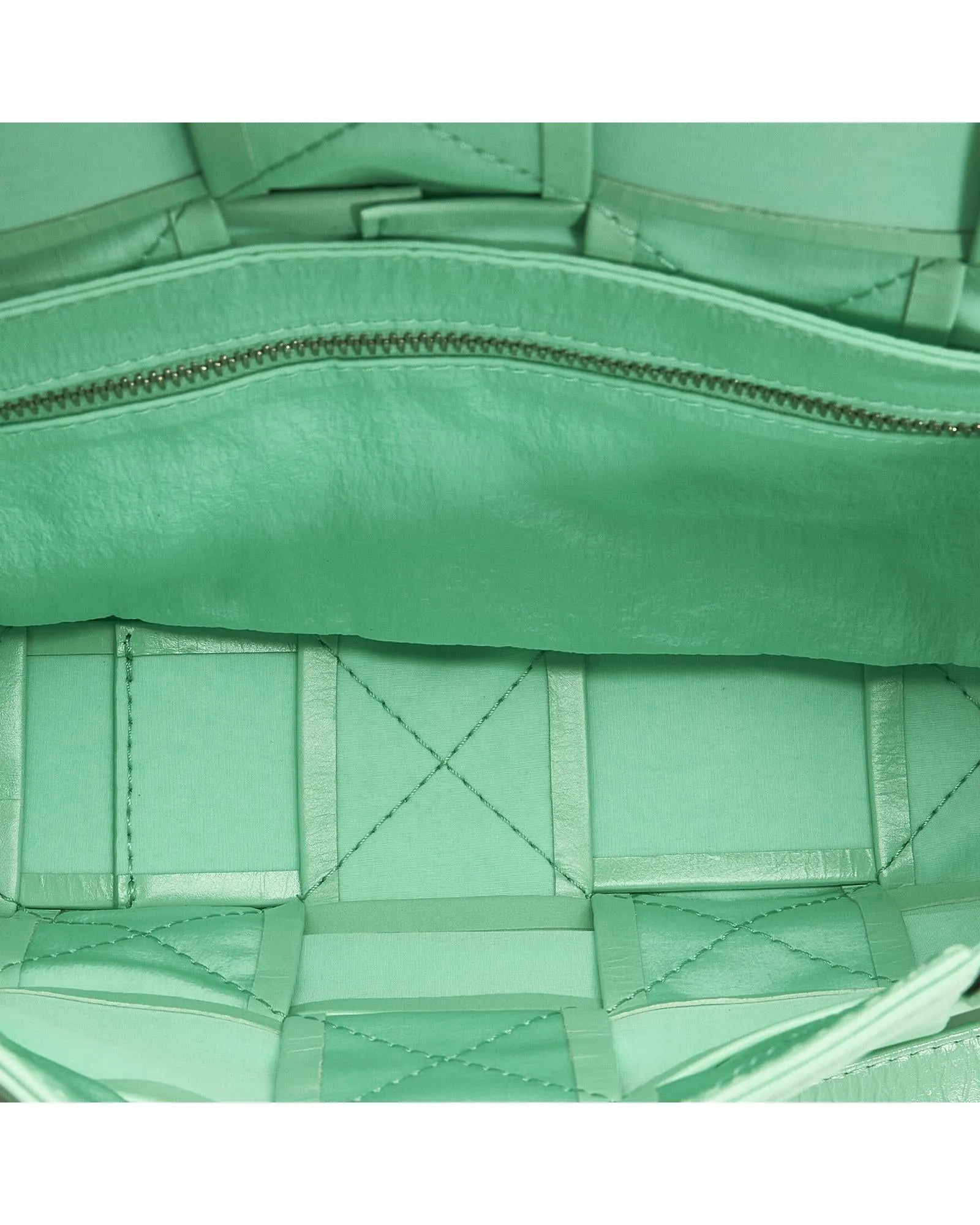 Bottega Veneta Cassette Crossbody Bag in Mint Green