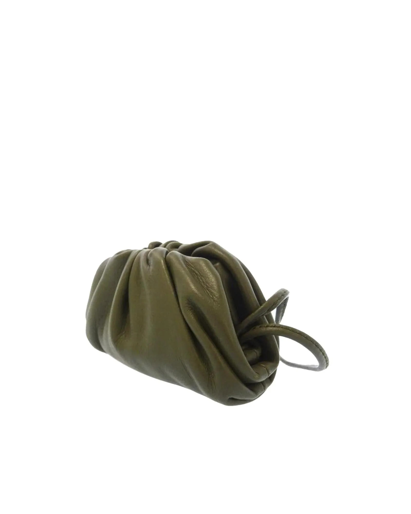 Bottega Veneta The Pouch Crossbody Bag Olive Green