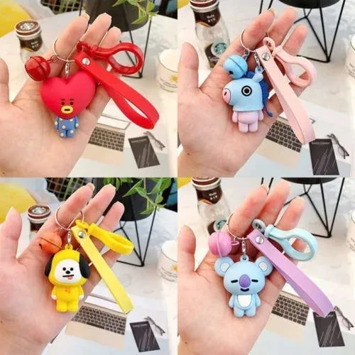 BTS Band Koya | Silicone 3D Lanyard | Keychain