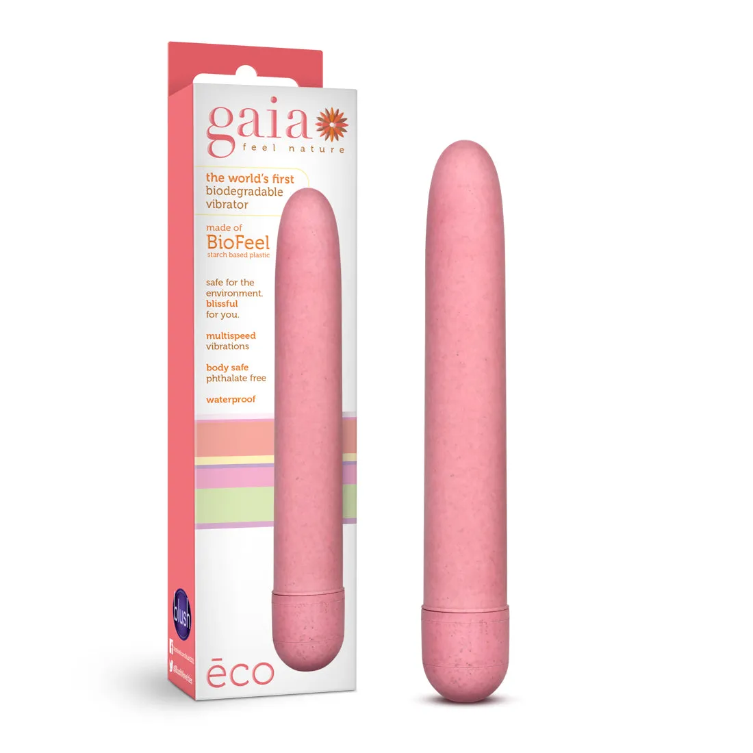 Eco-Friendly Gaia Vibrator: Quiet, Slim, and Planet-Friendly Fun!