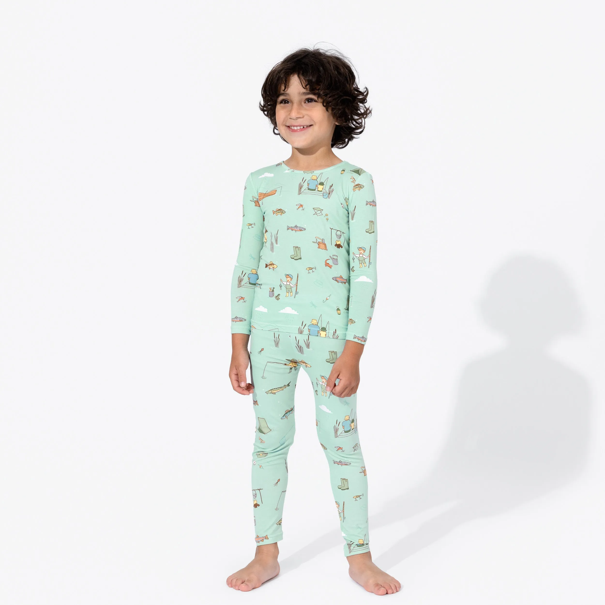 Fishing Bamboo Kids Pajamas