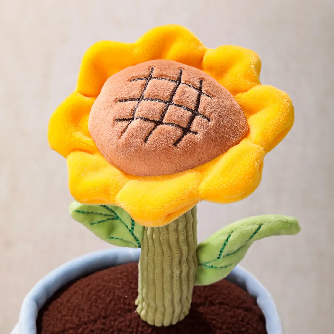 MINISO Mini Family Penpen Pot Plush Toy (Sunflower)