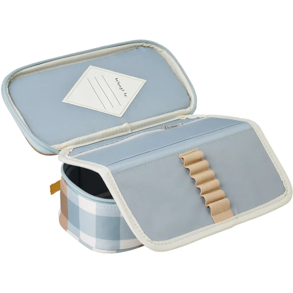 Pencil Case - Cottage Blue Checks