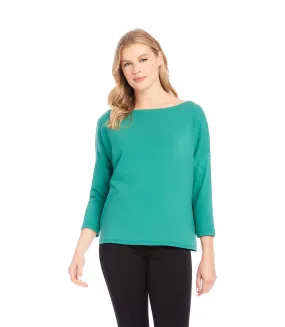 Petite Size Boatneck Top