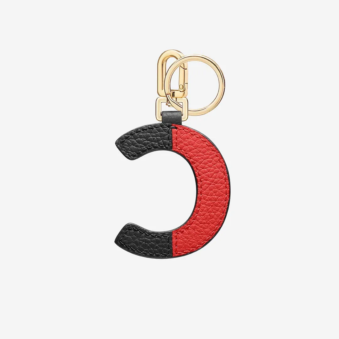 The SABRÉMOJI™ Alphabet Charm C - Rouge Noir