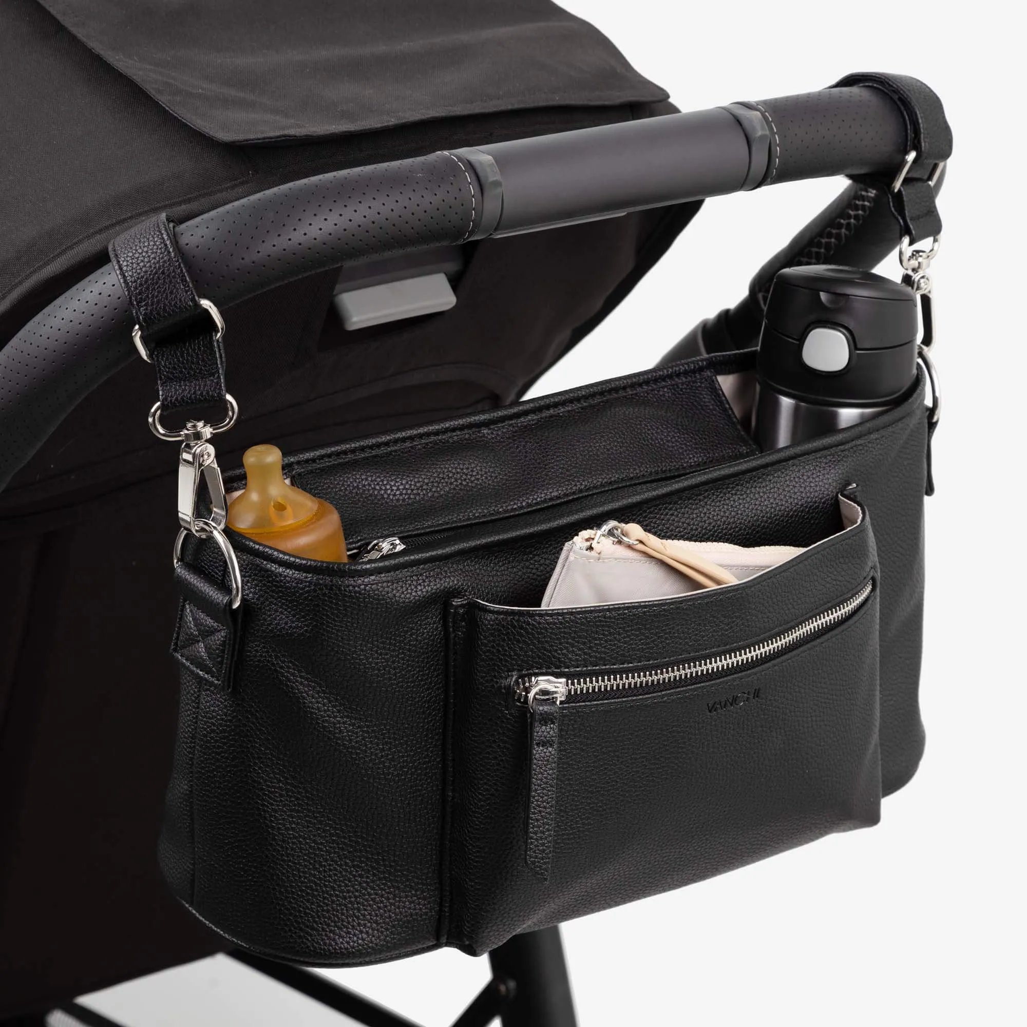 VANCHI Pram Caddy - Black