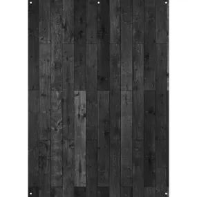 X-Drop Canvas Backdrop – Slate Western Wood Planks (5' x 7')